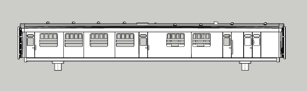 (image for) SR Bulleid Eastleigh Semi-Open Brake Third - d2123a